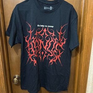 Baby No Money shirt "It's Baby No Money" NWOT Bbno$ size Large